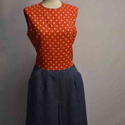 1970s outfit.: From: Fashion Merchandising and Retail Studies Museum of Fashion and Textiles.