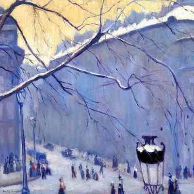 Alexander Warshawsky, February Afternoon, Paris