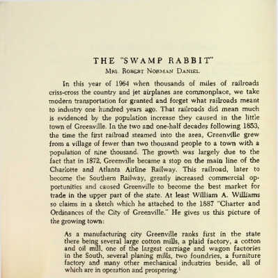 The Swamp Rabbit