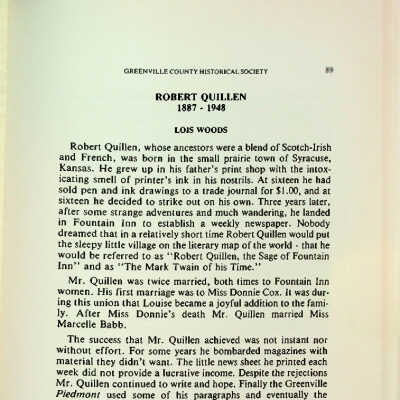 Robert Quillen, 1887 - 1948