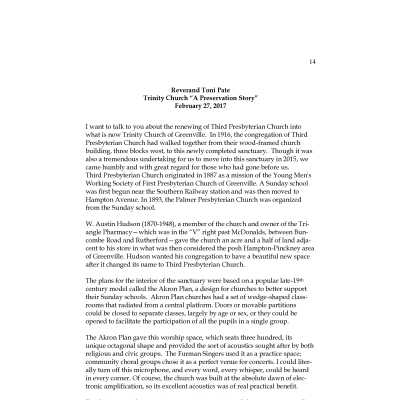 Trinity Church: A Preservation Story