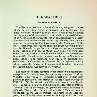 The Academies