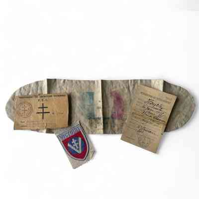 FFI armband and documents, Paris 12