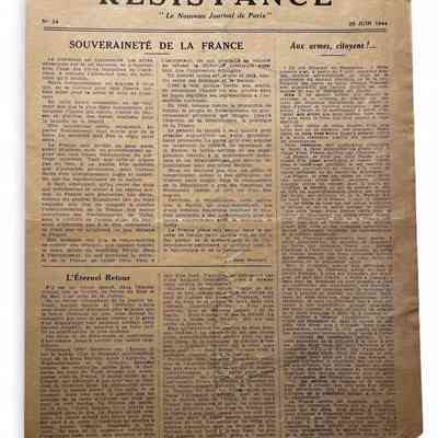 Résistance, n.24, 25 Juin 1944
