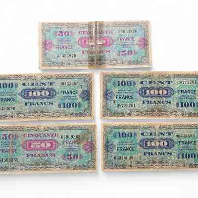 "Invasion" Francs bills, 1944