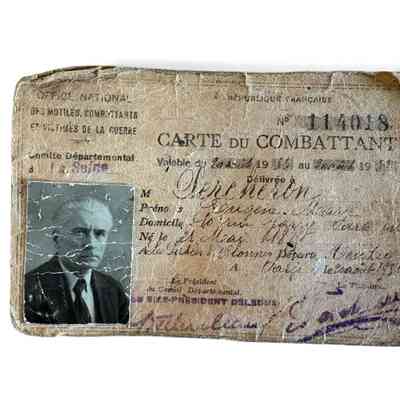 Veteran card, Eugène Percheron