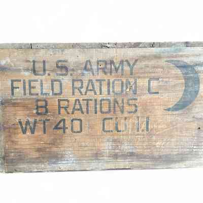 C ration crate
