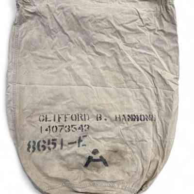 Barrack bag, Clifford B. Hammond