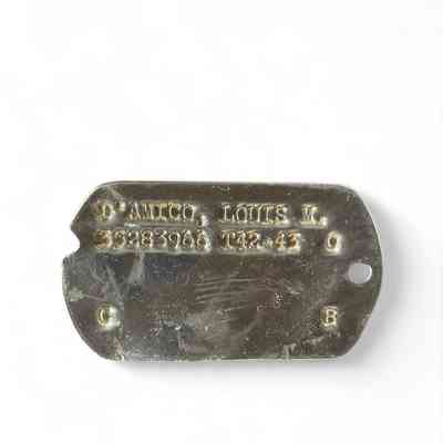 Dogtag, D'amico Louis M.