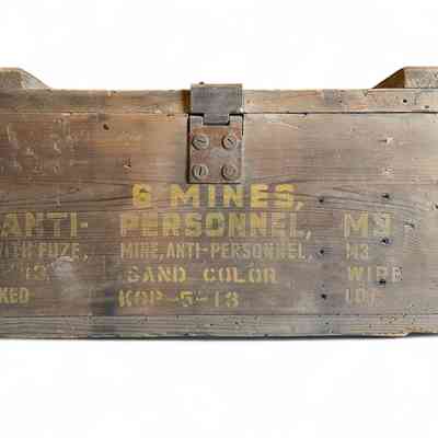 6 mines, anti-personnel, M3 crate