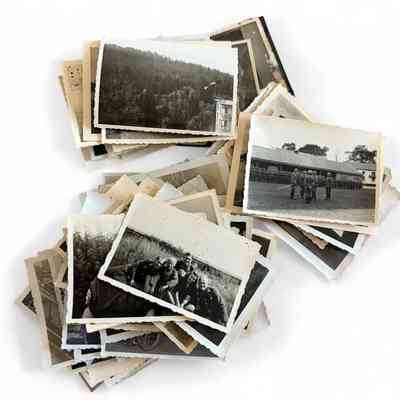 Lot of 101 german pictures, France, Belgium, Poland