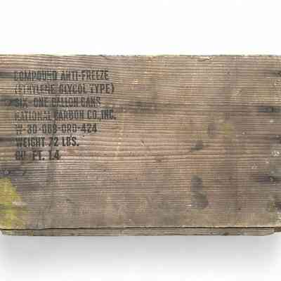 Compound, anti-freeze crate