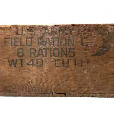 C ration crate