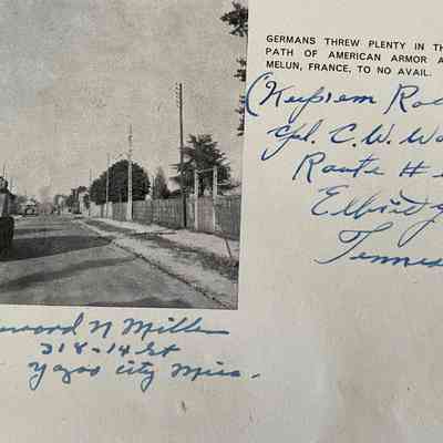 Cpl Carl W. Wolfe, Leonard N Miller