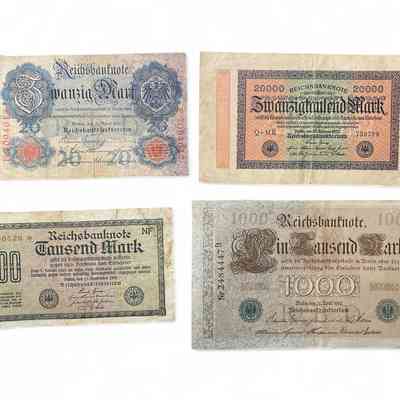 German Marks bills