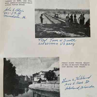 S/Sgt Blair, John E., T/Sgt Tom W. Smith, Grover Kirkland