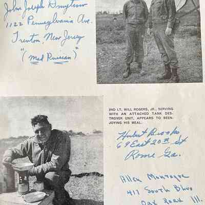 Tec 4 John Joseph Dmytrow, Hubert Bisoko?, Allen montague?