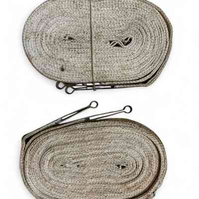 Lot of two .30 cal fabric belts, The Russell Mfg Co