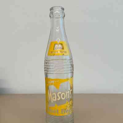 1960s Mason's Root Beer Glass Bottle