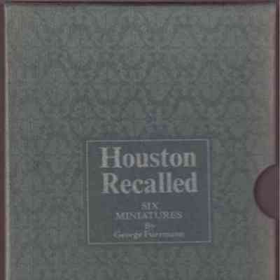 Houston Recalled Six Miniatures by George Fuermann