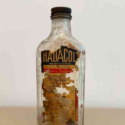 1940s - 1950s Hadacol Dietary Supplement Apothecary Bottle