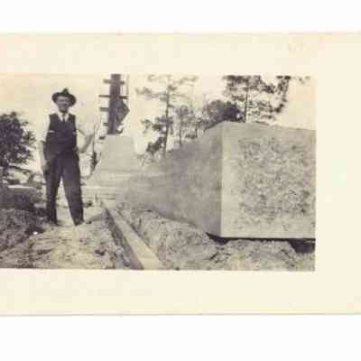 Circa 1917 Dillingham Obelisk Construction Postcard