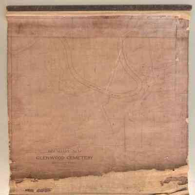 1904 Boundary Map of Glenwood Cemetery