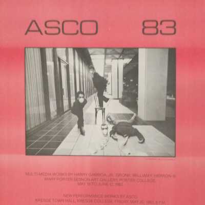 1983 ASCO Multi-Media Works by Harry Gamboa, Jr. Gronk William F. Herron III