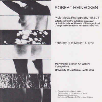 1979 Robert Heinecken Multi-Media Photos