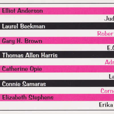 1998_UC Gay, Lesbian, and Bisexual Faculty Artists