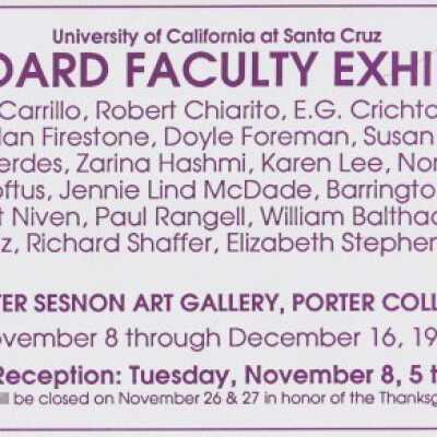 1994, Art Board Faculty Exhibition