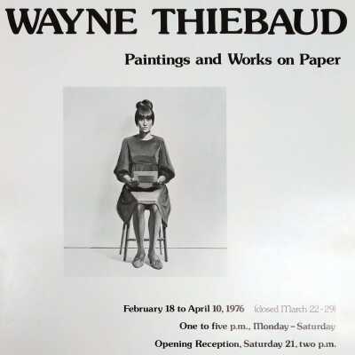 1976, Wayne Thiebaud
