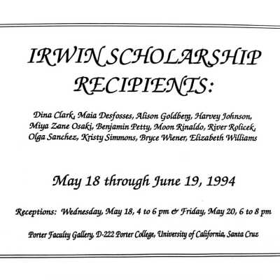 1994 Irwin Scholars
