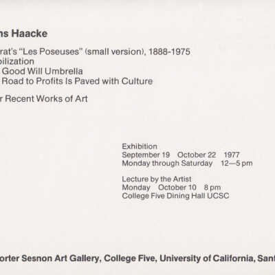1977 Four Recent Works of Art