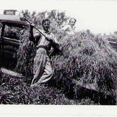Walter Adams and daughter Joyce, May 1942
