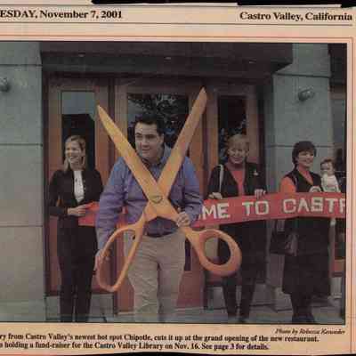 Chipotle Grand Opening Photo