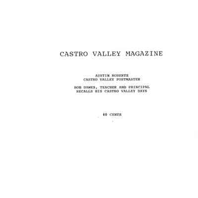 Castro Valley Magazine Vol 5 No. 37