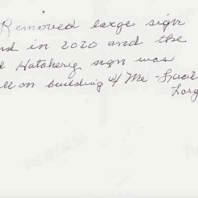 Back of previous picture.