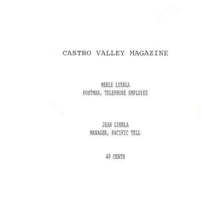 Castro Valley Magazine Vol 5 No. 39