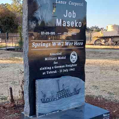Job Maseko Memorial stone