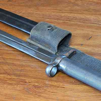Swedish Mauser Model 1896 Bayonet with Scabbard & Frog