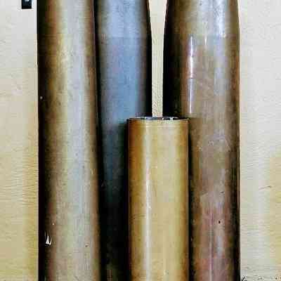 WW2 Artillery Shell casings - Various