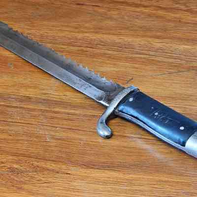German South-West Africa WWI Sawback bayonet - 1915