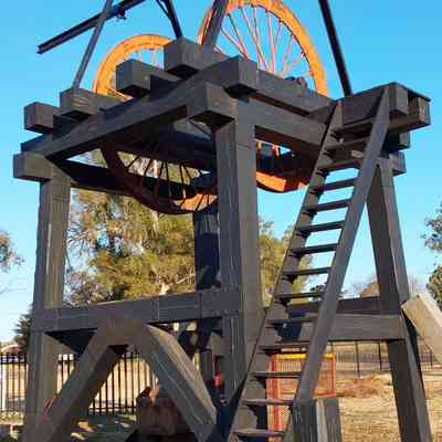 New Modderfontein Headgear replica - of 1908 original