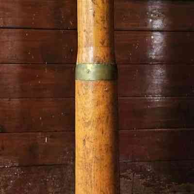 SADF 3.7" Anti-Aircraft wooden practice shell