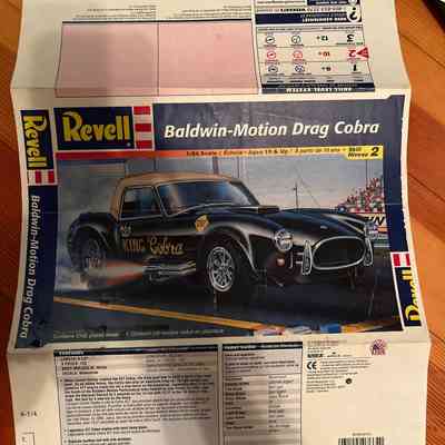 Baldwin Motion Drag Cobra Revell model design