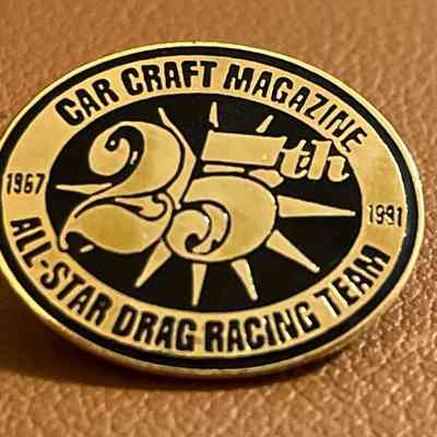 Car Craft All-Star Drag Racing Team pin