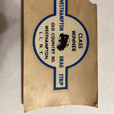 Westhampton Class Winner decal