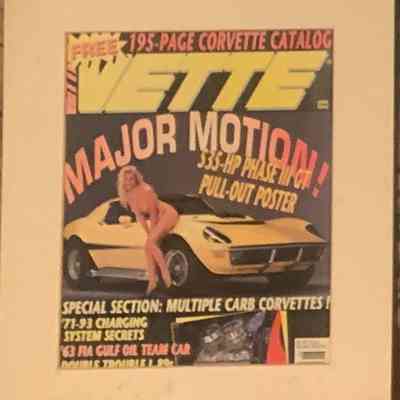 Major Motion, Vette Magazine June 1993 cover