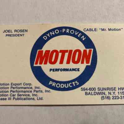 Joel Rosen Business Card